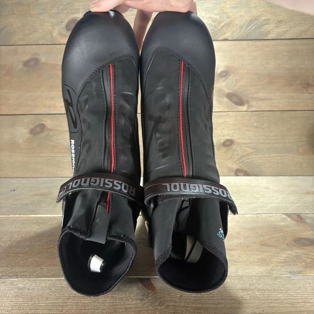rossignol XC-5 mens size 44 shoes black athletic touring cross country boots